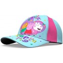Cappello Baseball Peppa Pig per Bambini – Taglia 54 con Visiera Regolabile – Accessorio Estivo Sole Mare Scuola
