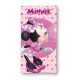 Telo Mare Minnie Disney Rosa con Stampa 3D – 100x140 cm | Asciugatura Rapida, Ideale per Mare e Piscina