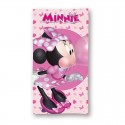 Telo Mare Minnie Disney Rosa con Stampa 3D – 100x140 cm | Asciugatura Rapida, Ideale per Mare e Piscina