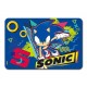 Tovaglietta All'Americana Sonic in Plastica Morbida Antiscivolo - 44x30 cm - Perfetta per Bambini