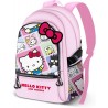 Zaino Scuola e Tempo Libero Hello Kitty Panels 44 cm – Leggero, Capiente, con Tasche e Tracolla per Trolley