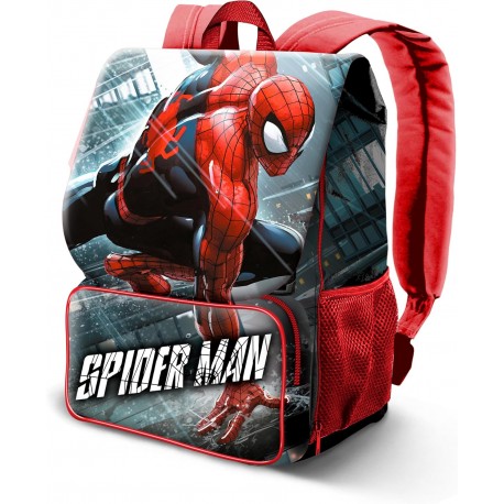 Zaino Espandibile Spiderman Marvel – 28L, Multicolore, 30x45 cm – Ampia Capienza, Comodo e Regolabile per Scuola o Tempo Libero