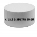 Base in Polistirolo Tonda Ø10 cm H10 cm – Supporto Professionale per Torte a Piani e Cake Design