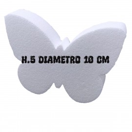 Alzata per Torta in Polistirolo a Forma di Farfalla – Base 10 cm x Altezza 5 cm – Decorazioni e Cake Design