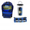 Kit Scuola Inter F.C. Ufficiale – Zaino, Astuccio e Borraccia con Cannuccia – Per Veri Tifosi Nerazzurri