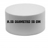 Base in Polistirolo Tonda Ø10 cm H10 cm – Supporto Professionale per Torte a Piani e Cake Design