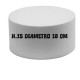 Base in Polistirolo Tonda Ø10 cm H10 cm – Supporto Professionale per Torte a Piani e Cake Design