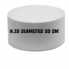 Base in Polistirolo Tonda Diametro 20 cm H 15 cm – Supporto Professionale per Torte a Piani e Cake Design