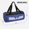 Borsone Palestra e Viaggio Marvel Avengers Captain America – 48x25 cm con Tracolla Regolabile e Tasca Borraccia