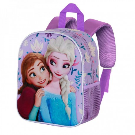 Zaino Asilo Frozen Disney con Rilievo 3D – Spazioso, Comodo e Resistente per Scuola e Tempo Libero