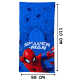 PONCHO MARE SPIDERMAN MARVEL ASCIUGAMANO ACCAPPATOIO MICROCOTONE CM100X55