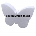 Alzata per Torta in Polistirolo a Forma di Farfalla – Base 10 cm x Altezza 5 cm – Decorazioni e Cake Design