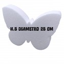 Alzata per Torta in Polistirolo a Forma di Farfalla – Base 10 cm x Altezza 5 cm – Decorazioni e Cake Design