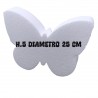 Alzata per Torta in Polistirolo a Forma di Farfalla – Base 10 cm x Altezza 5 cm – Decorazioni e Cake Design