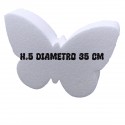 Alzata per Torta in Polistirolo a Forma di Farfalla – Base 35 cm x Altezza 5 cm – Decorazioni e Cake Design