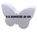 Alzata per Torta in Polistirolo a Forma di Farfalla – Base 10 cm x Altezza 5 cm – Decorazioni e Cake Design