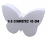 Alzata per Torta in Polistirolo a Forma di Farfalla – Base 10 cm x Altezza 5 cm – Decorazioni e Cake Design