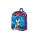 Set Scuola Asilo Sonic 5 Pezzi – Zaino 30 cm, Borraccia, Porta Merenda, Bicchiere e Tovaglietta