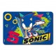 Set Scuola Asilo Sonic 5 Pezzi – Zaino 30 cm, Borraccia, Porta Merenda, Bicchiere e Tovaglietta