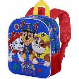 Zaino Asilo Paw Patrol 3D con Tasche Laterali – Comodo e Capiente per Scuola e Tempo Libero (36x26 cm)