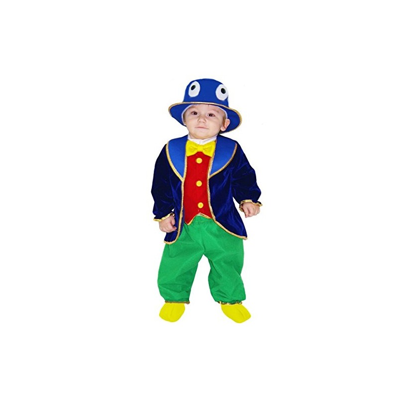 VESTITO COSTUME Maschera di CARNEVALE NEONATO - PINOCCHIO