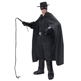 VESTITO COSTUME Maschera di CARNEVALE Adulti - ZORRO