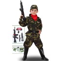 COSTUME DRESS Carnival Mask baby - MILITARY SOLDIER