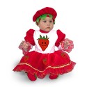 COSTUME DRESS Mask of CARNIVAL NEWBORN - STRAWBERRY -