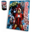 PLAID BLANKET AVENGERS MARVEL HULK CAPTAIN AMERICA IRON MAN THOR CM.100x150