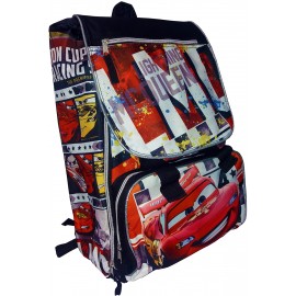 Zaino estensibile Cars Disney Saetta McQueen Scuola Elementare cm.41x31x20