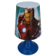  Lampada da Comodino Avengers Marvel Capitan America Iron Man Hulk Thor a Batterie in Confezione Regalo