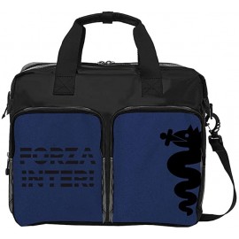 BORSA CARTELLA PORTA PC TRACOLLA INTER CALCIO UFFICIALE FC INTERNAZIONALE CM 45