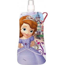 Borraccia pieghevole in plastica PTE con moschetto in alluminio DISNEY PRINCIPESSA SOFIA 48 cl