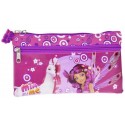 BUSTINA ASTUCCIO MIA END ME  PORTACOLORI 2 SCOMPARTI SCUOLA DISNEY CM. 22x12x10