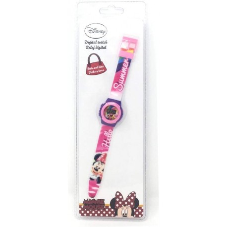 OROLOGIO DA POLSO DIGITALE MINNIE MOUSE DISNEY IN CONFEZIONE REGALO