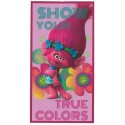 TELO MARE TROLLS ASCIUGAMANO DISNEY PIXAR IN MICROCOTONE CM. 140X70 BAMBINA