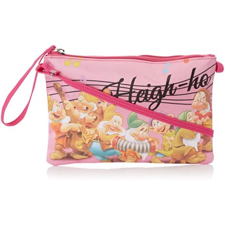 Borsa Pochette Piatta con Tracolla Disney. Sette Nani cm 20