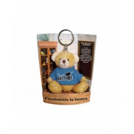 Orsetto portachiavi Pelouche  Teddy Laurea Dottore CM 10