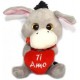 PELOUCHE PUPAZZO SWEET HEART CIUCHINO CON CUORE CM 15