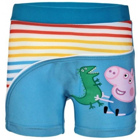 COSTUME MARE/PISCINA PEPPA PIG GEORG PARIGAMBA PANTALONCINO BAMBINO 3/6 ANNI