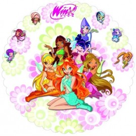 SET DA TRE DISCO SOTTOTORTA WINX BAMBINA