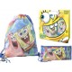 Set Regalo Spongebob Bambini – Zaino Sacca con Coulisse + Astuccio Portapenne – Idea Regalo Scuola e Tempo Libero