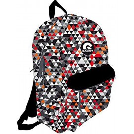 Zaino cm43 Baggy  tessuto morbido ideale per Scuola  Sport Tempo Libero e Viaggi