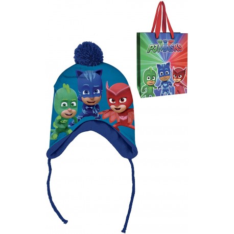 Cappello Invernale Peruviano PjMasks in bustina regalo Bambini