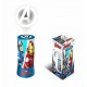 Lampada cilindrica da Tavolo Marvel Spiderman con proiettore led 20cm Luce Notturna Idea Regalo Bambino