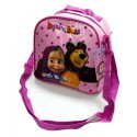 CESTINO BORSA TERMICO MASHA & ORSO DISNEY  TEMPO LIBERO VIAGGIO SCUOLA ASILO BAMBINI 18x22x10CM.-10818