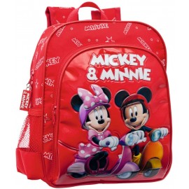 Zaino Scuola Asilo Minnie & Mickey in Vespa Zainetto Disney 30cm Bambino