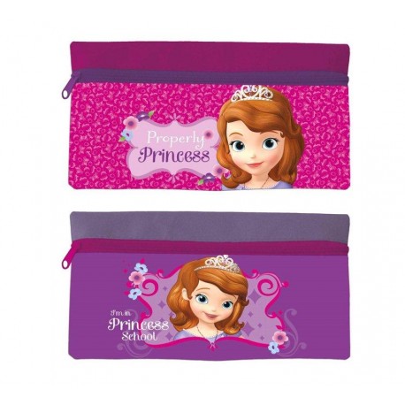 Astuccio Scuola Porta Pastelli Principessa Sofia Disney, 23 x 10 x 6 cm