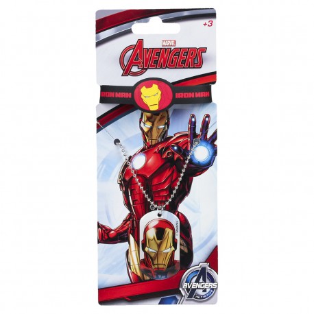 Collana con Bracciale e pendolo Iron Man Marvel