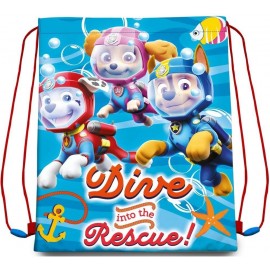 SACCA BORSA PAW PATROL DISNEY DA PASSEGGIO - PALESTRA CM. 40